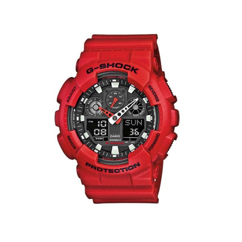 casio g shock ga 100b 4aer rot 212254