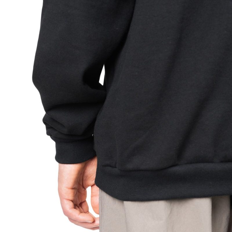 neighborhood yoke c crewneck schwarz cream 235097