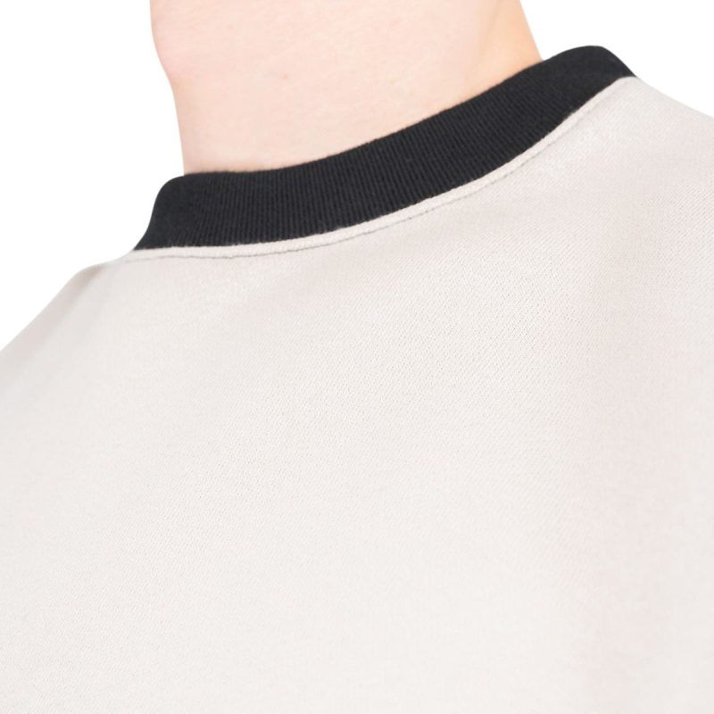 neighborhood yoke c crewneck schwarz cream 559118