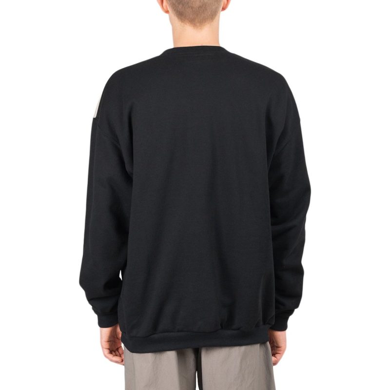 neighborhood yoke c crewneck schwarz cream 726122