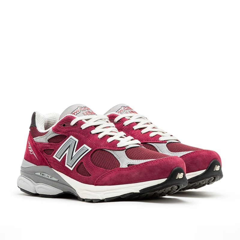 new balance m990tf3 made in usa scarlet rot grau 821077