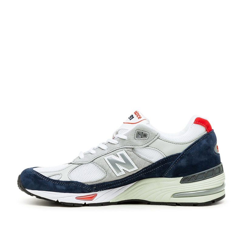 new balance m991 gwr made in england weiss navy grau 414300