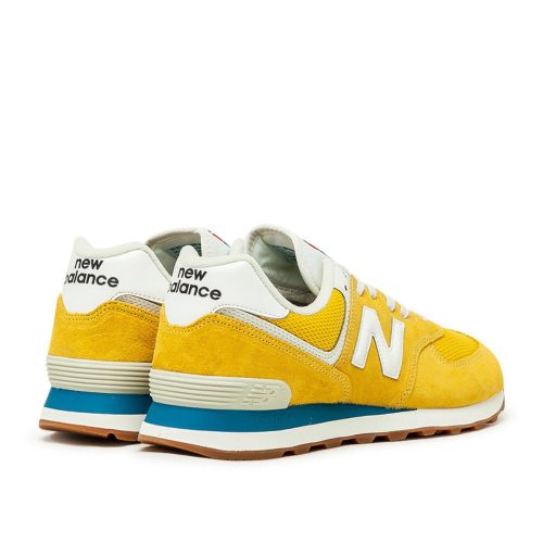 new balance ml574 hb2 vintage pack gelb weiss 391440