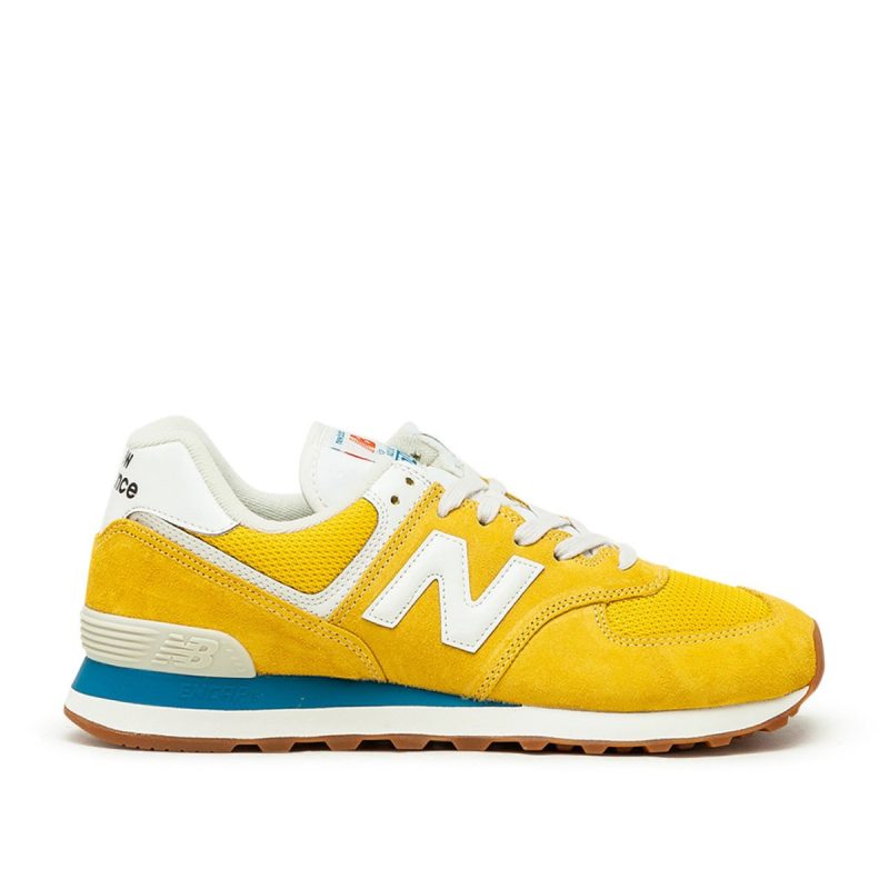 new balance ml574 hb2 vintage pack gelb weiss 699044