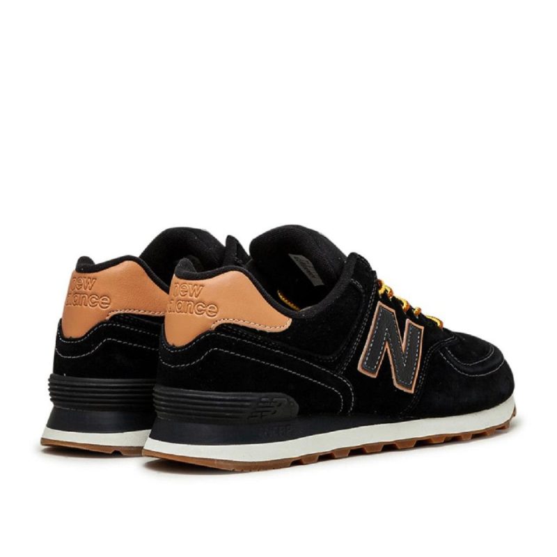 new balance ml574 xab schwarz braun 106488