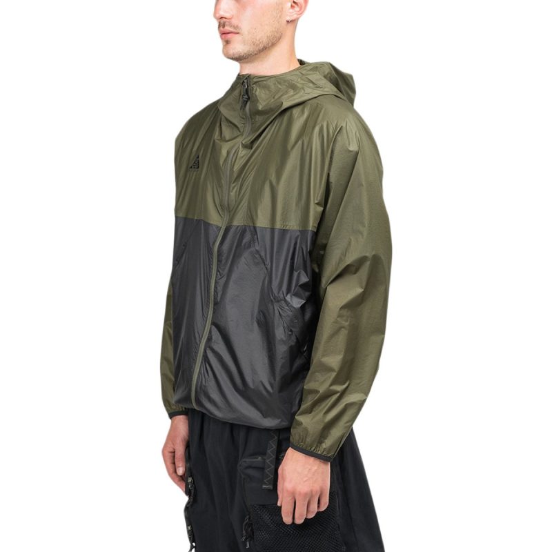 nike acg lightweight jacket olive schwarz 372868