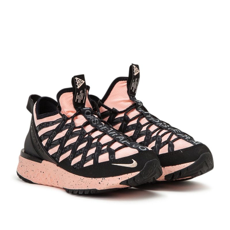 nike acg react terra gobe schwarz rosa 527201