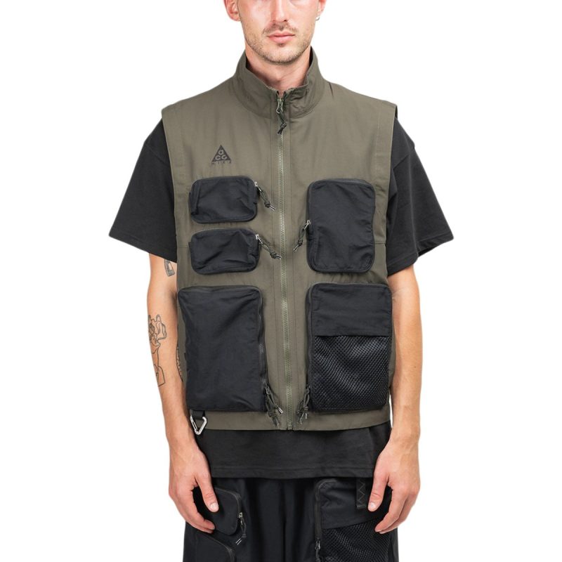 nike acg vest olive schwarz 329866