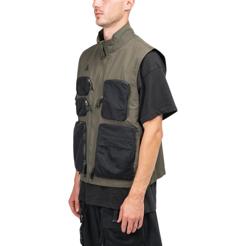 nike acg vest olive schwarz 614754