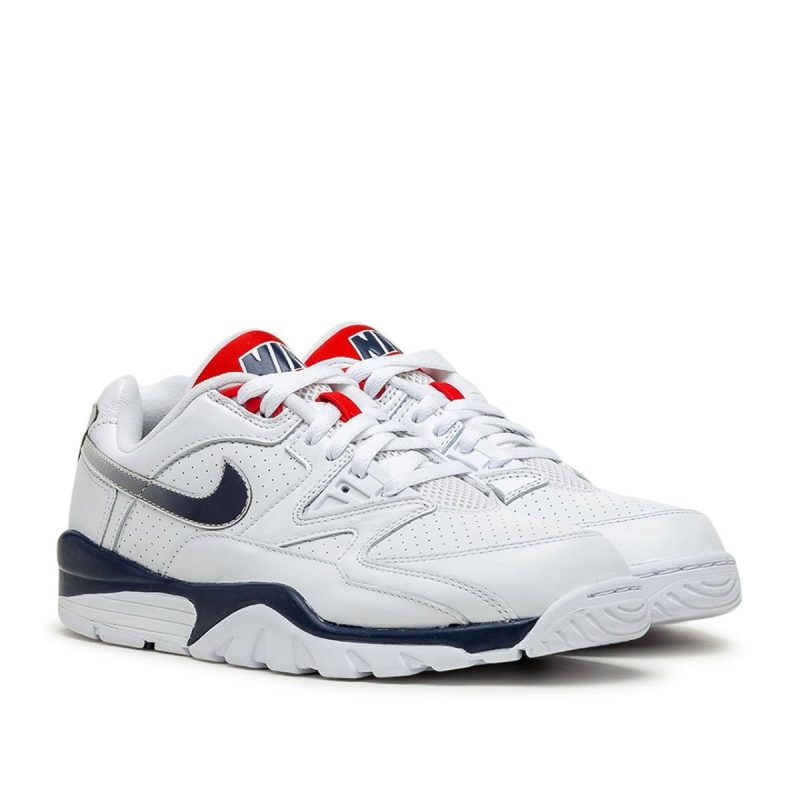 nike air cross trainer 3 low weiss navy rot 336285