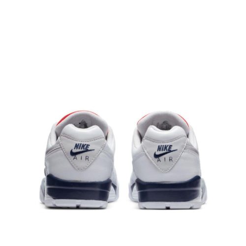 nike air cross trainer 3 low weiss navy rot 386955