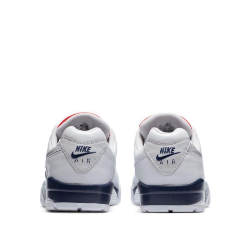 nike air cross trainer 3 low weiss navy rot 386955