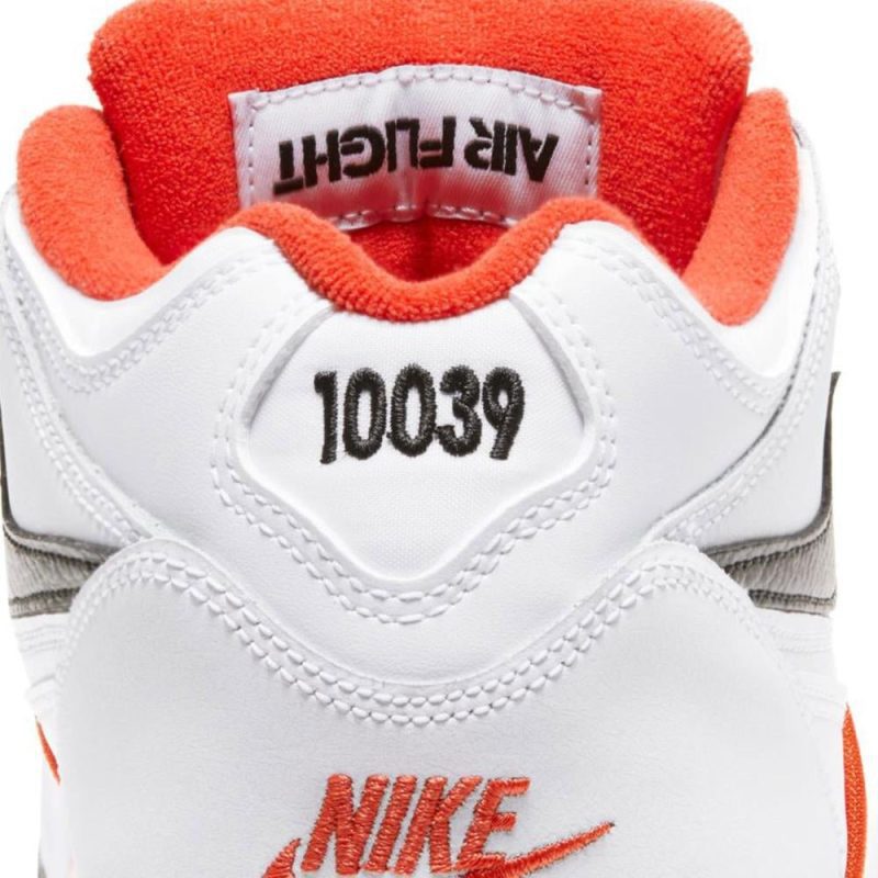 nike air flight 89 emb weiss orange 390562