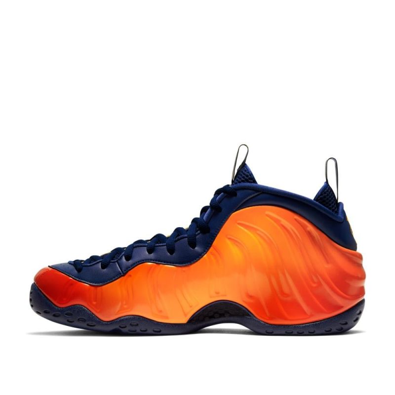 nike air foamposite 1 blau orange 439777