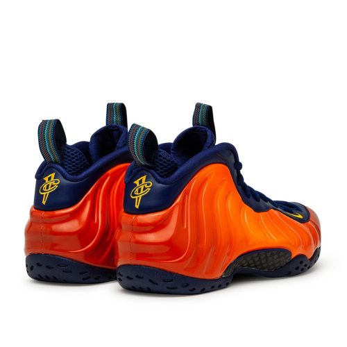 nike air foamposite 1 blau orange 713187