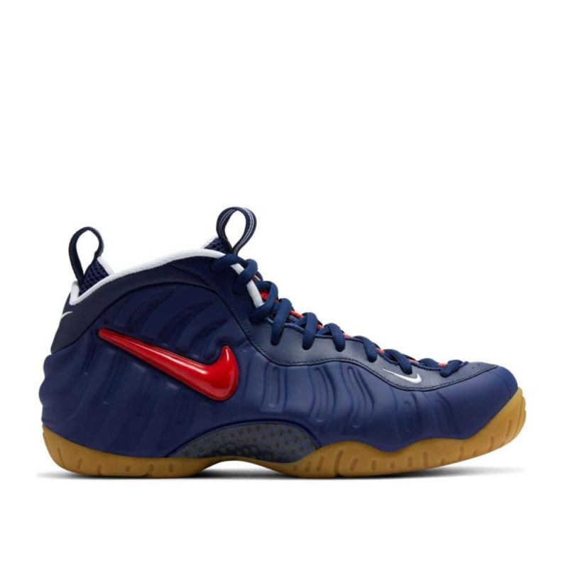 nike air foamposite pro blue void blau rot 710319