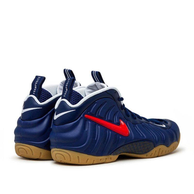 nike air foamposite pro blue void blau rot 766540