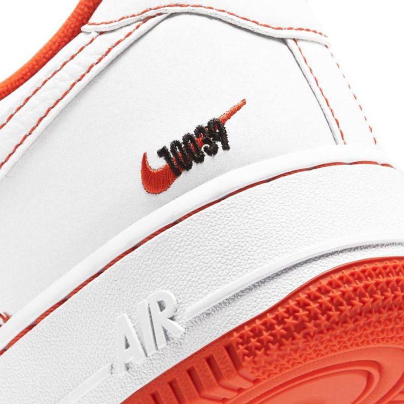 nike air force 1 07 lv8 rucker park weiss orange 319217