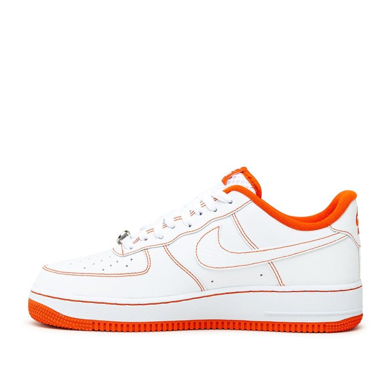 nike air force 1 07 lv8 rucker park weiss orange 666536