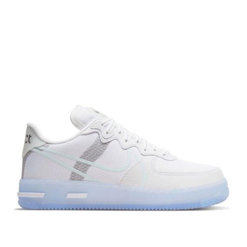 nike air force 1 react qs white ice weiss grau blau 125388