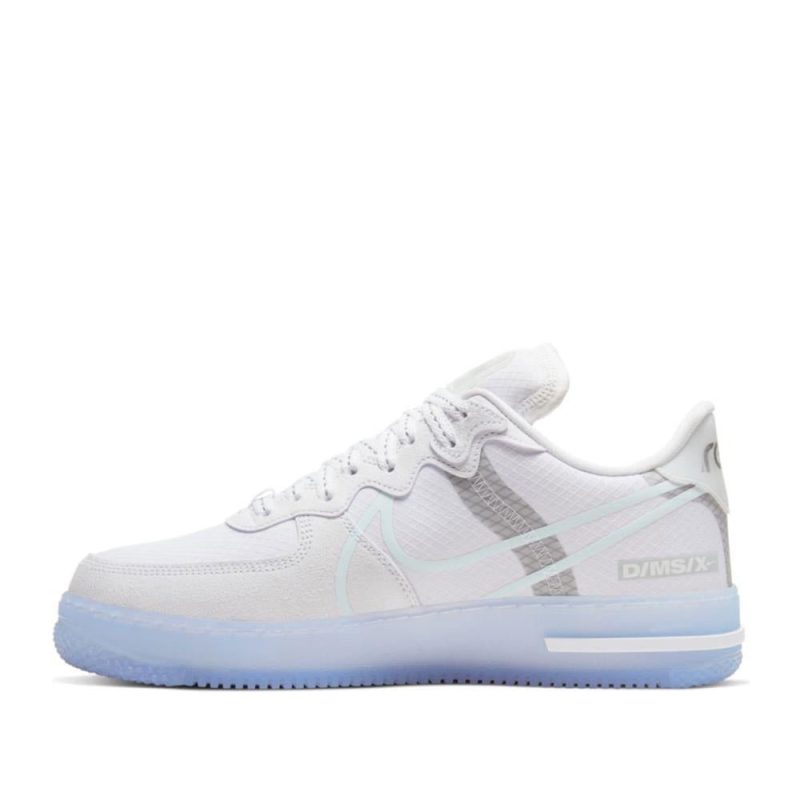 nike air force 1 react qs white ice weiss grau blau 466926