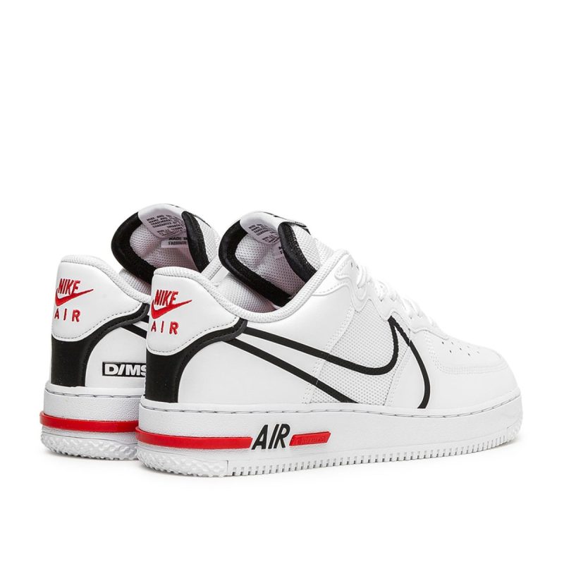 nike air force 1 react weiss rot 253386