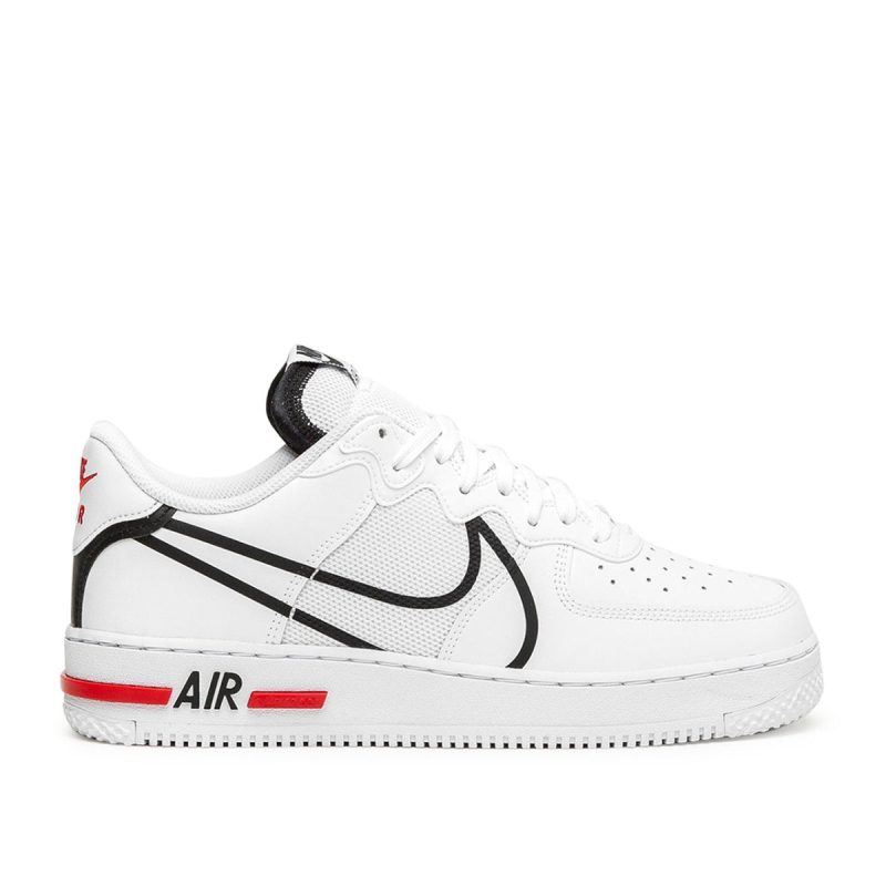 nike air force 1 react weiss rot 672888