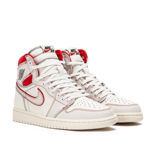 nike air jordan 1 retro high og phantom weiss rot 278945