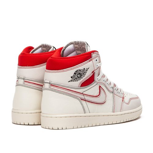 nike air jordan 1 retro high og phantom weiss rot 338061