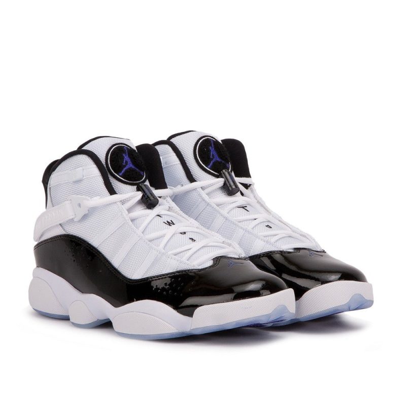 nike air jordan 6 rings weiss schwarz concord 793665