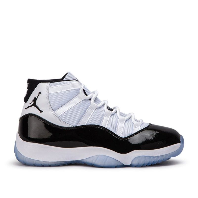 nike air jordan xi retro concord weiss schwarz 587491