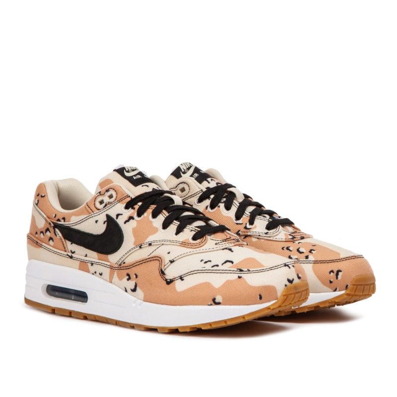 nike air max 1 premium beach camo beige schwarz 606442