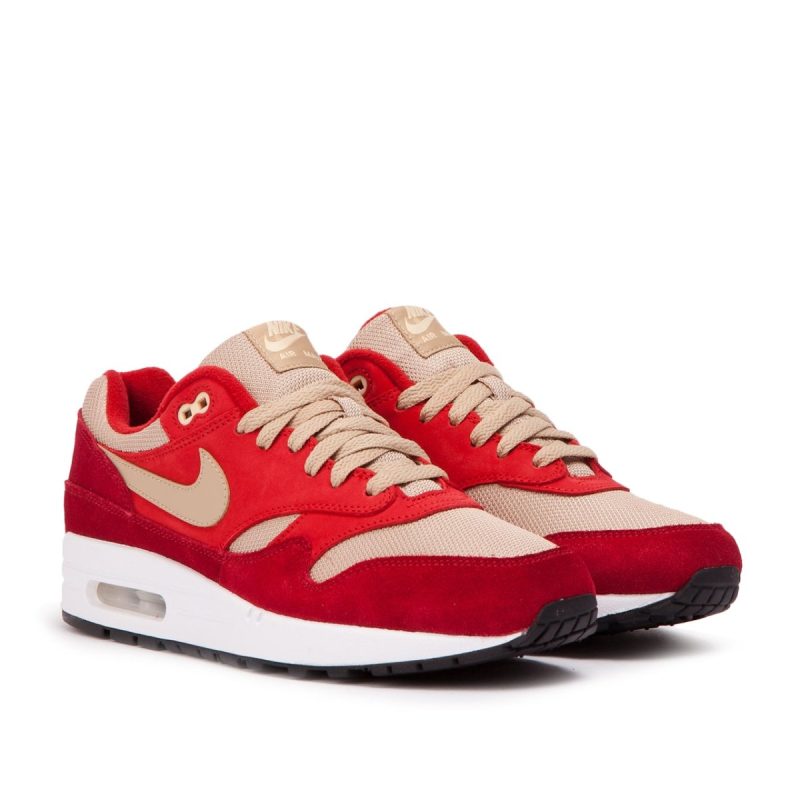 nike air max 1 premium curry pack rot beige vanille 643615