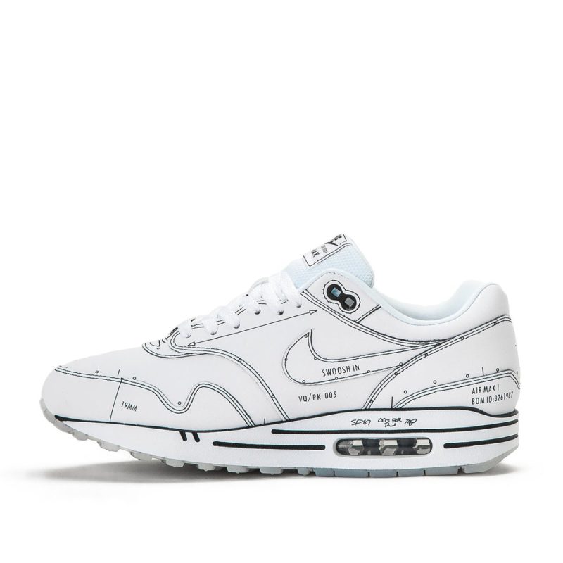 nike air max 1 sketch to shelf weiss 556428