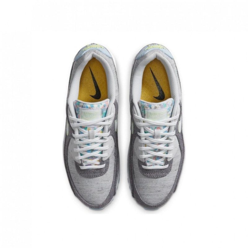 nike air max 90 nrg grau weiss blau 906709