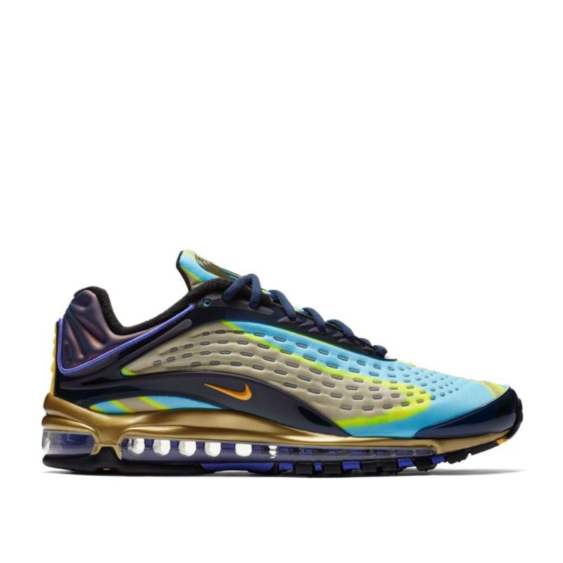 nike air max deluxe navy orange 776009