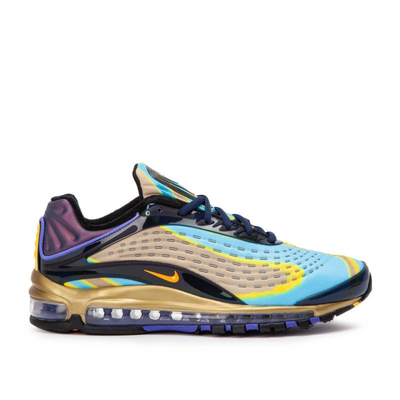 nike air max deluxe navy orange 869937