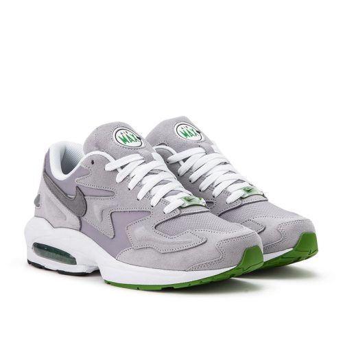 nike air max2 light lx gunsmoke chlorophyll grau 359394