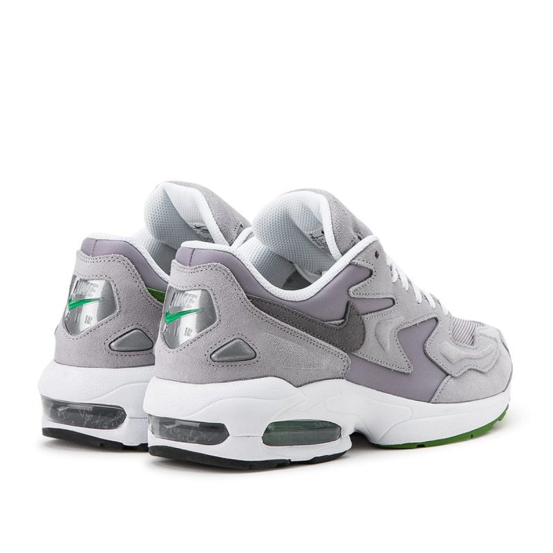 nike air max2 light lx gunsmoke chlorophyll grau 646493