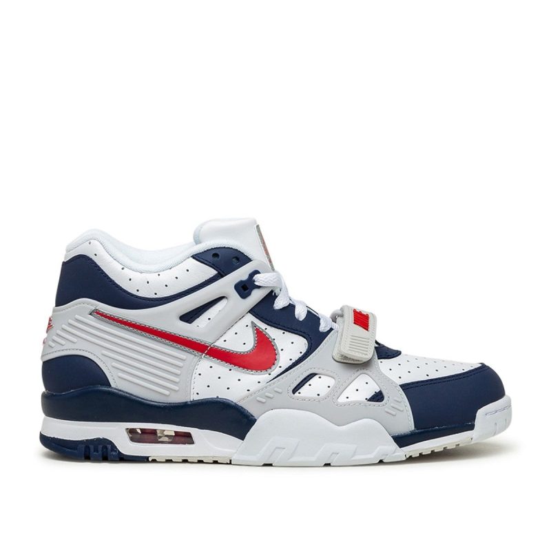 nike air trainer 3 weiss navy rot 201596