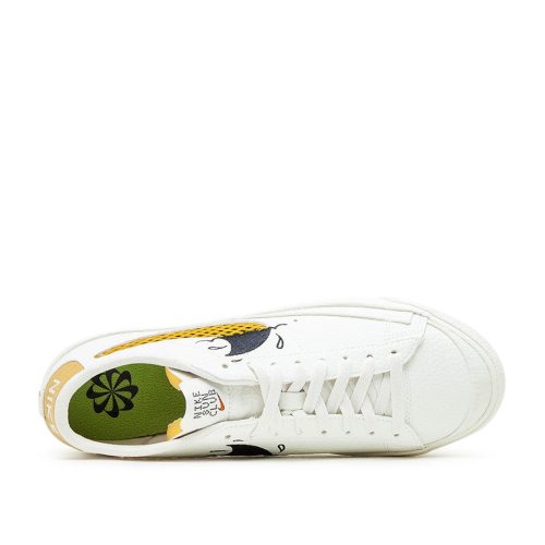 nike blazer low 77 se next nature sun club weiss gold 405931