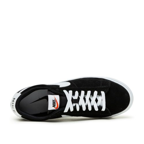 nike blazer low premium vintage suede schwarz weiss 451582