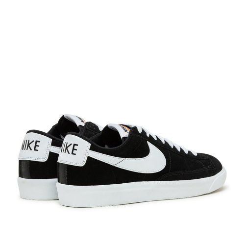 nike blazer low premium vintage suede schwarz weiss 743611