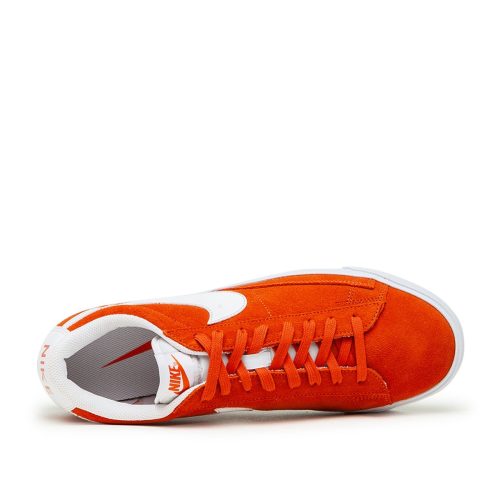 nike blazer low suede orange weiss 466077