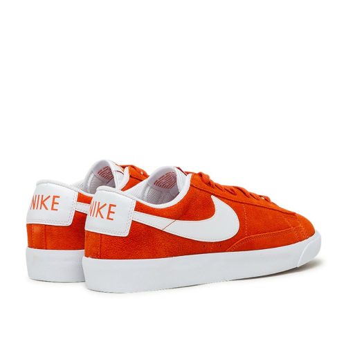 nike blazer low suede orange weiss 748115