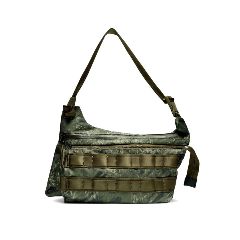 nike printed waistbag olive 861054