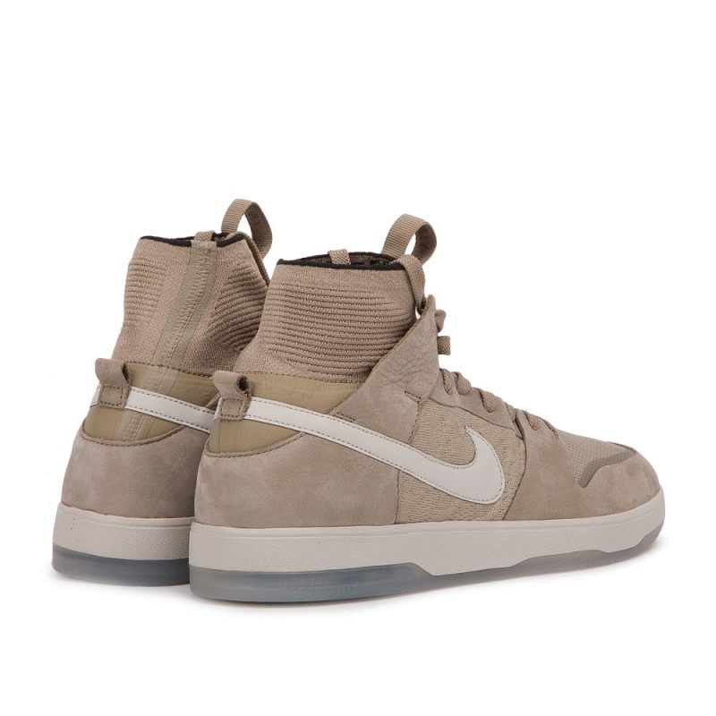 nike sb zoom dunk high elite khaki beige 744308