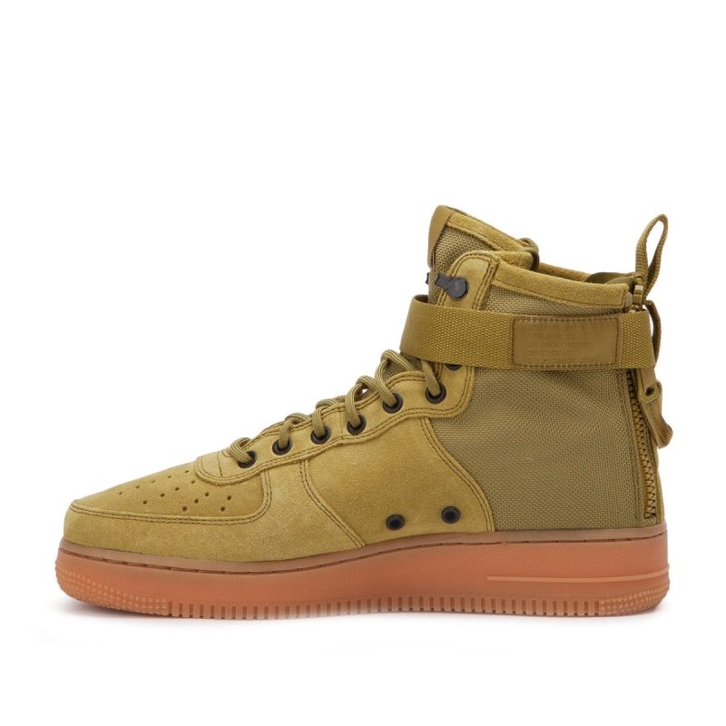 nike sf air force 1 mid desert moss 160422