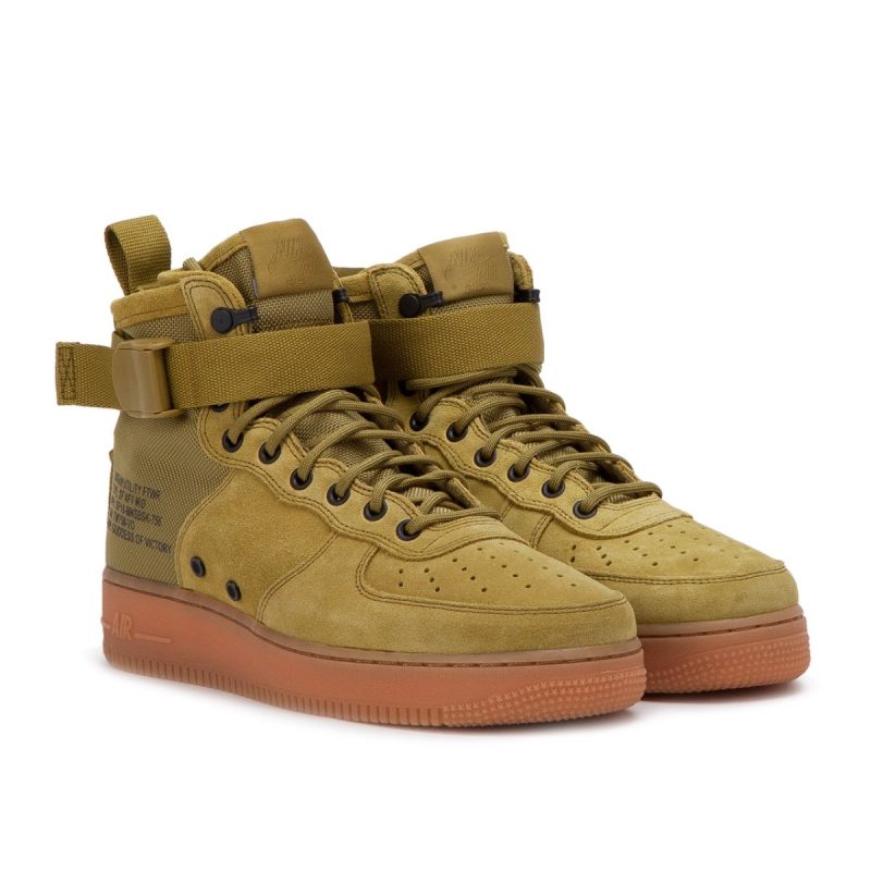 nike sf air force 1 mid desert moss 353997