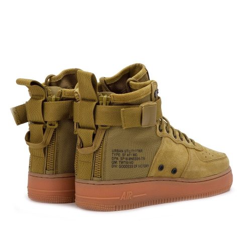 nike sf air force 1 mid desert moss 612360